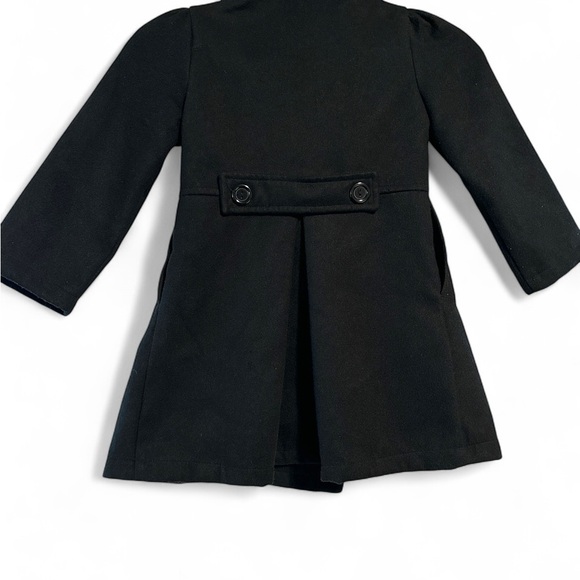 Classic Black Kids Peacoat Size 6 - Picture 4 of 5